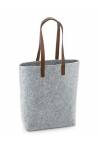 BOLSO SHOPPER FIELTRO GRIS ASAS CONTRASTE